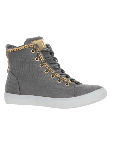 Baskets femme grise TENDANCE