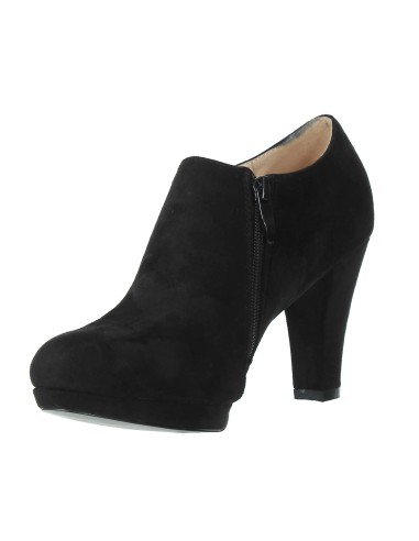 Low boots femme aspect daim imperméable noire Settle Low boots femme aspect daim imperméable noire Settle