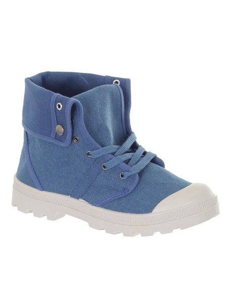 Bottine femme bleu pour la marche Montchal