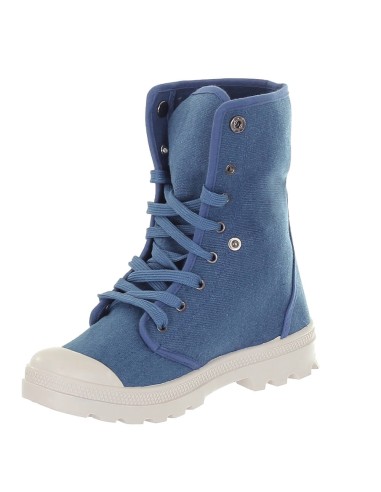 Bottine femme bleu pour la marche Montchal Bottine femme bleu pour la marche Montchal
