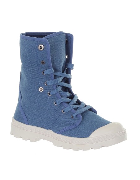 Bottine femme bleu pour la marche Montchal