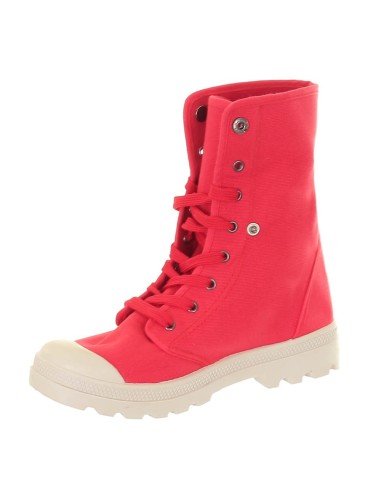 Bottine femme textile randonné rouge Montchal Bottine femme textile randonné rouge Montchal