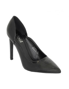 Escarpins femme à talon noir verni VITORIA
