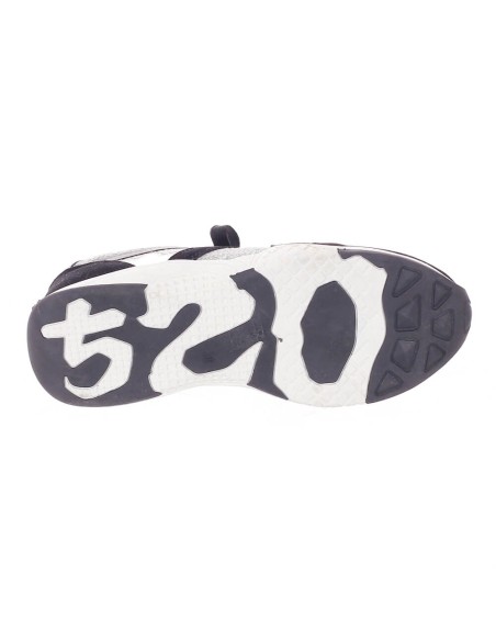 basket femme aspect serpent cuir et texture noire à lacets MELINDA