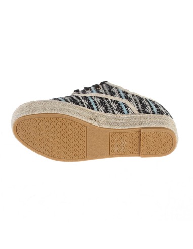 Basket femme noire semelle corde compensée à corde SOPHIA Basket femme noire semelle corde compensée à corde SOPHIA