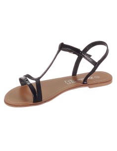 Sandales aspect serpent noir NIRIA 2