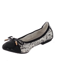 Ballerine femme simili cuir souple blanche Murielle  2