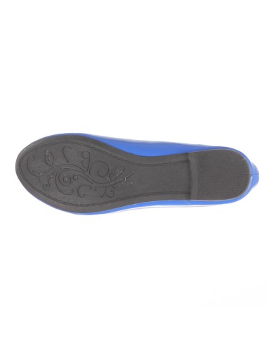 Ballerine simili cuir  bleu royal verni EROLA Ballerine simili cuir  bleu royal verni EROLA