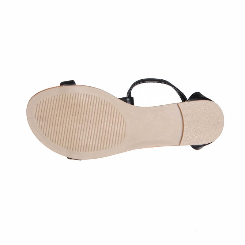 Sandales femme à franges noir JULIANA Sandales femme à franges noir JULIANA