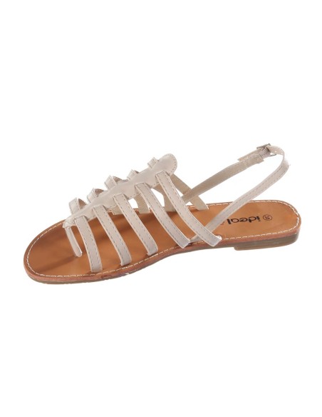 Sandales partiates femme beige CARINA