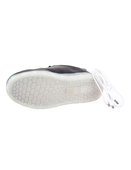 Baskets lumineuses unisexe blanches LED