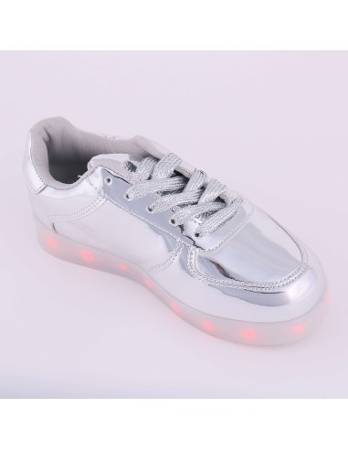 Baskets lumineuses enfants dorées LED Baskets lumineuses enfants dorées LED