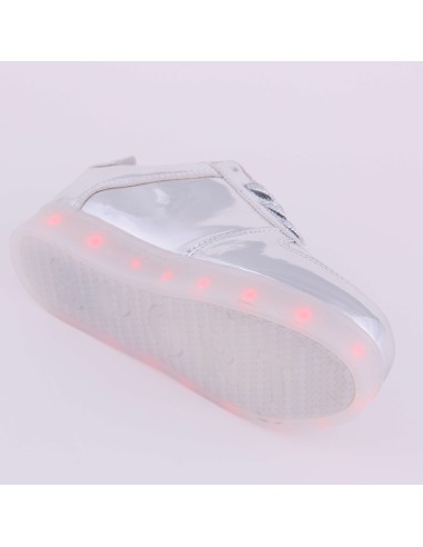 Baskets lumineuses enfants dorées LED Baskets lumineuses enfants dorées LED