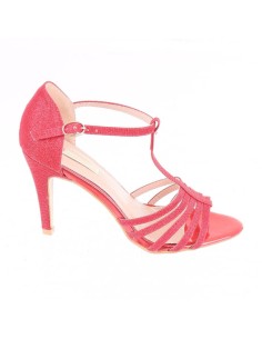 Chaussures femme de soirée à paillette argenté ANITA