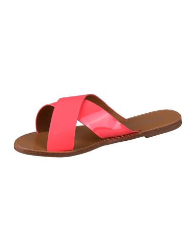 Sandales plates femme simili cuir noir aspect serpent Elyse Sandales plates femme simili cuir noir aspect serpent Elyse