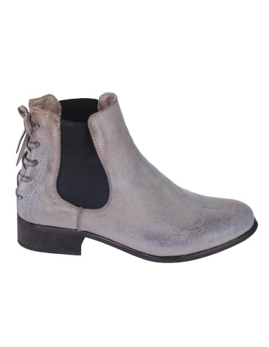 Bottines femme simili cuir à lacet noir Milliane Bottines femme simili cuir à lacet noir Milliane