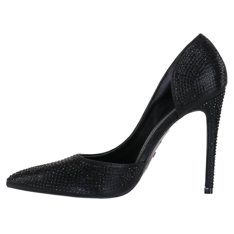 Bottines femme simili cuir et effet daim à boucles bleu marine VIOLAINE Bottines femme simili cuir et effet daim à boucles bleu marine VIOLAINE