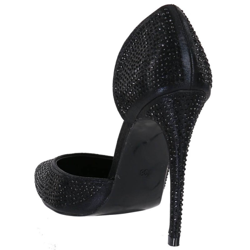 Bottines femme simili cuir et effet daim à boucles bleu marine VIOLAINE Bottines femme simili cuir et effet daim à boucles bleu marine VIOLAINE