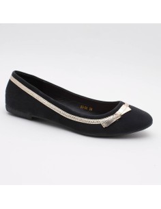 Ballerines femmes noir Sophie