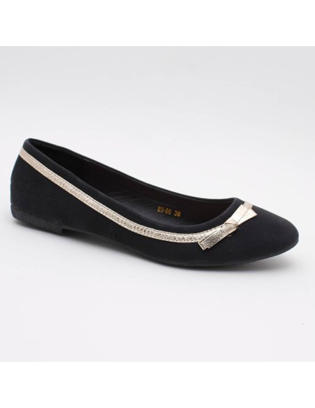 Ballerines femmes noir Sophie 