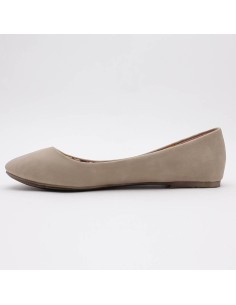 Ballerines confortables plate beige foncé CAROLE 2