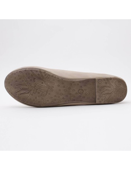 Ballerines confortables plate beige foncé CAROLE