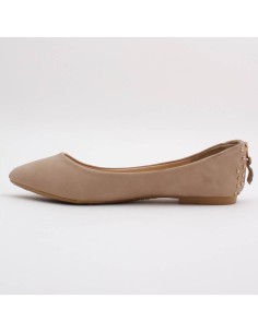BALLERINES KAKI  A CLOUS DORES ANGELINA 2