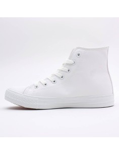 Baskets montantes blanches à fleur ELIE 2