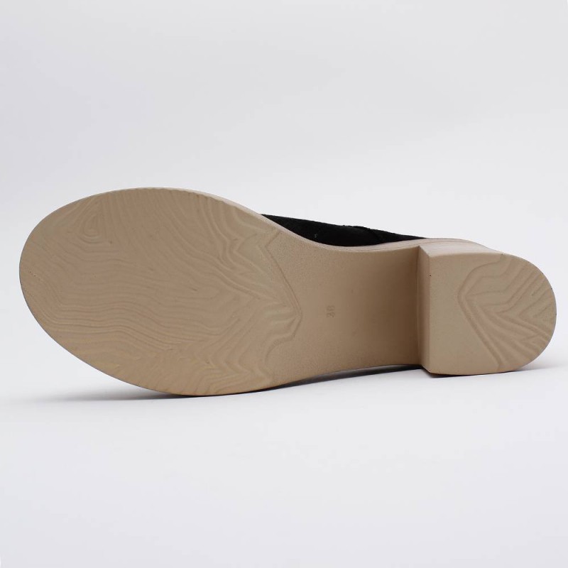 Derbies perforées à semelle compensé noire Vanina Derbies perforées à semelle compensé noire Vanina