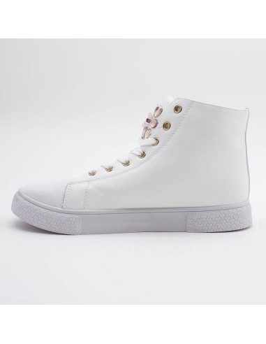 Baskets montantes perles et strass multicolores Wilecia Baskets montantes perles et strass multicolores Wilecia