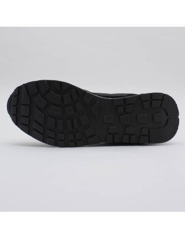 Baskets noires simili cuir et matelassées à lacets ERIKA Baskets noires simili cuir et matelassées à lacets ERIKA