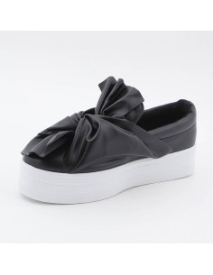 Baskets step on compensées à nœud noir LINDY 2