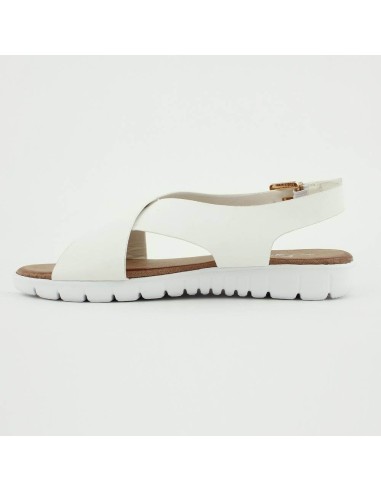 Sandales à brides croisées semelle basket blanche Marilise Sandales à brides croisées semelle basket blanche Marilise