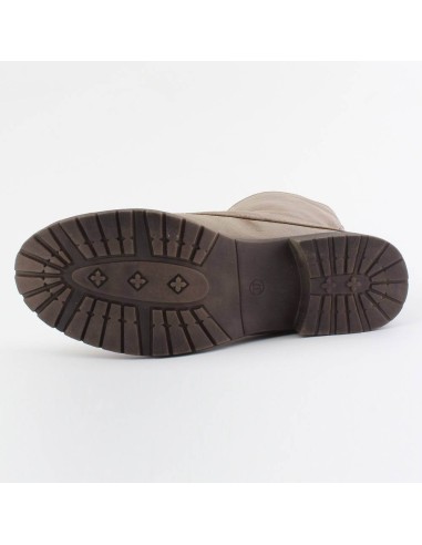 Bottines femme fourrée cloutée kaki Elma Bottines femme fourrée cloutée kaki Elma