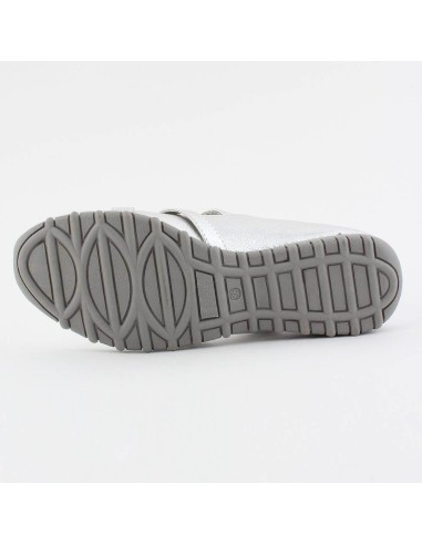 Ballerines simili cuir  à scratch argenté TANIA Ballerines simili cuir  à scratch argenté TANIA