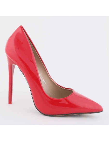 Chaussures femme à talon aiguille rouge Megan
