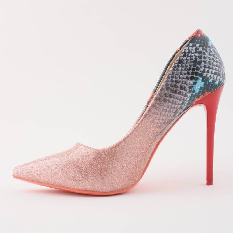 Chaussures de soirée talon haut doré Sarah Chaussures de soirée talon haut doré Sarah