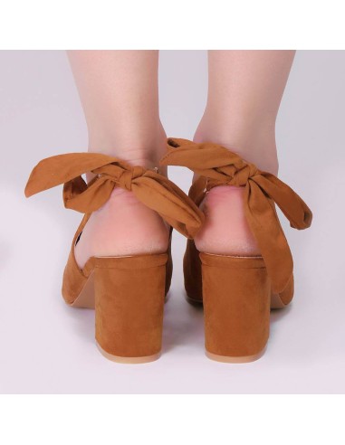 Sandales à ruban et talon noir Candy Sandales à ruban et talon noir Candy