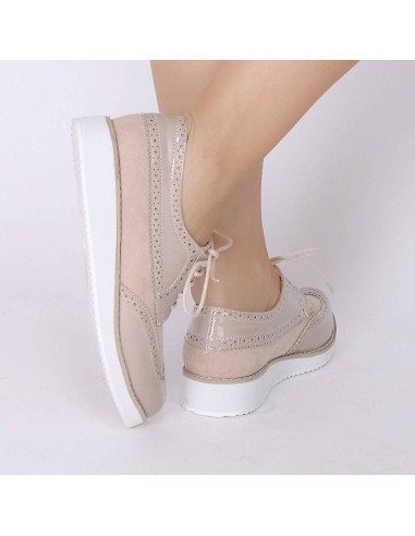 Derbies beiges femme Mercy Derbies beiges femme Mercy