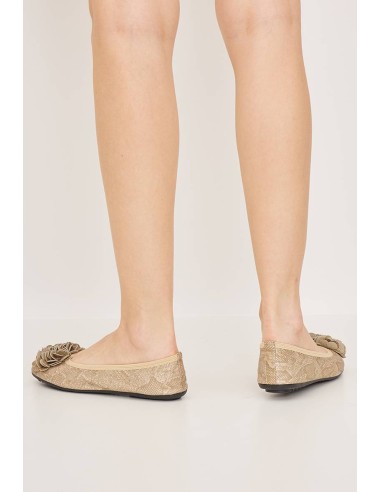 Ballerines beiges serpent  serpent femme à fleur MONCEAU Ballerines beiges serpent  serpent femme à fleur MONCEAU