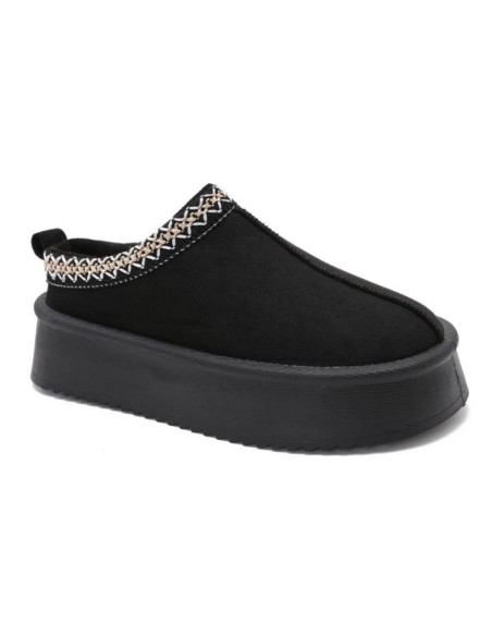 Bottines noires peau de mouton Riverina