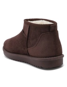 Bottines basses fourrées daim marron Eton 2